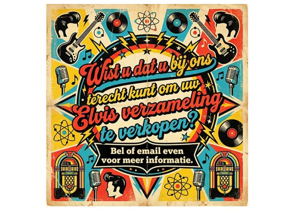 Wist u dat wij ook Elvis verzamelingen kopen?