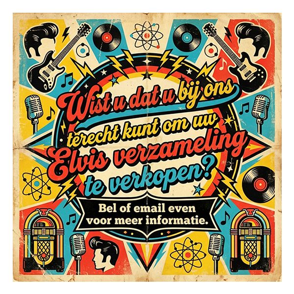 Wist u dat wij ook Elvis verzamelingen kopen?