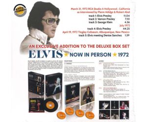 1972 in person - FTD - follow that dream - book + single + 4 CD + bonus cd *FREE BONUS CD 4
