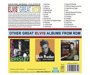 Elvis Presley - Golden Elvis' Records volume 1 & 2 - mono 2 stereo CD 2