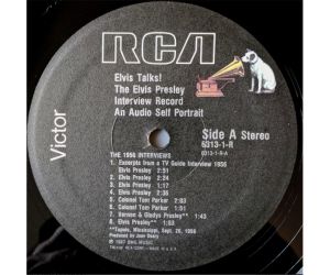 Elvis Presley - Talks! - USA Promotional LP - RCA 3
