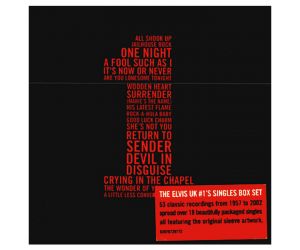 Elvis Presley - UK #1s Singles Box - CD box *BLACK FRIDAY SALE 1