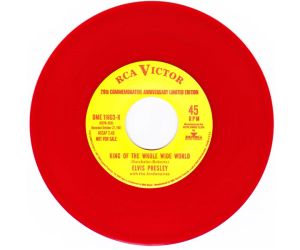 Elvis Presley - King Of The Whole Wide World - King Creole - 45 RPM - Red Vinyl 2