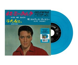 Elvis Presley - Kiss Me Quick - repro Japan - 45 RPM 2