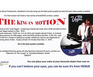 Elvis Presley - Last Vegas - 450+ Page Book + DVD 2