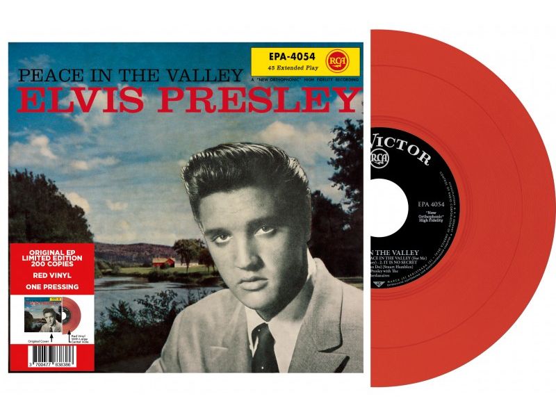 peace in the valley - yellow vinyl - 45 rpm