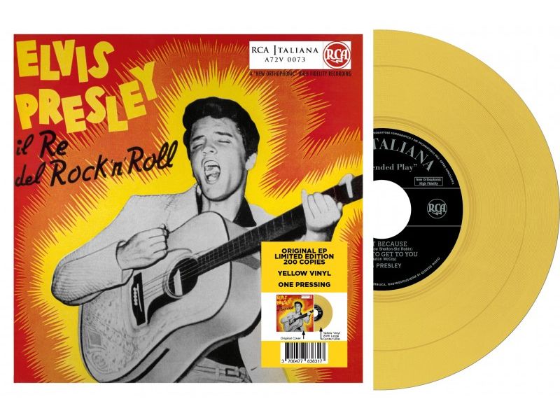 il re del rock n roll - yellow vinyl - 45 rpm