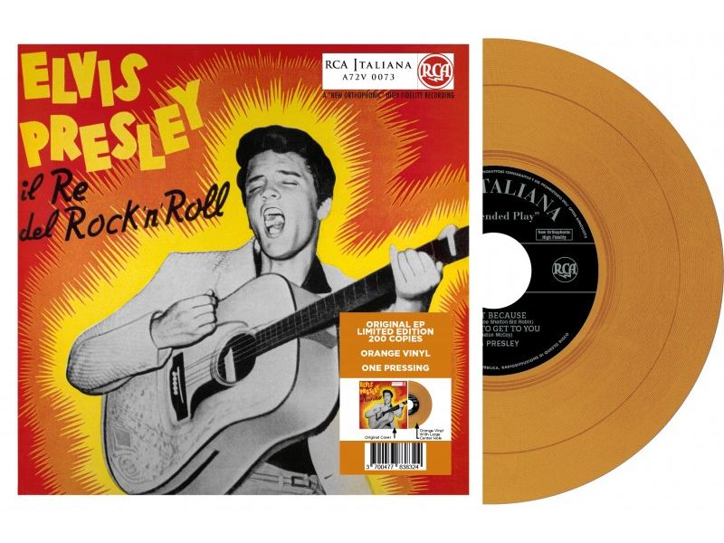 il re del rock n roll - orange vinyl - 45 rpm