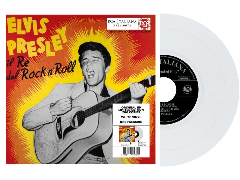 il re del rock n roll - white vinyl - 45 rpm