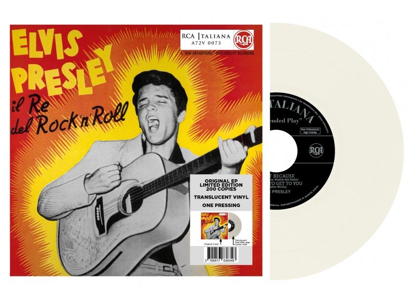 il re del rock n roll - clear vinyl - 45 rpm
