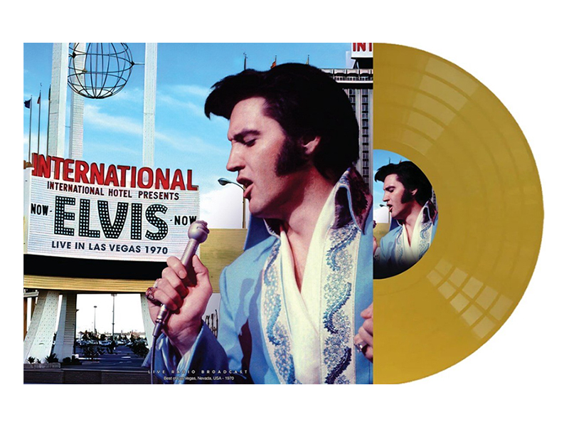 Live In Las Vegas 1970 - gold vinyl LP