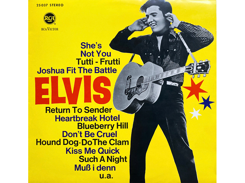 Golden Boy Elvis - Switzerland edition LP