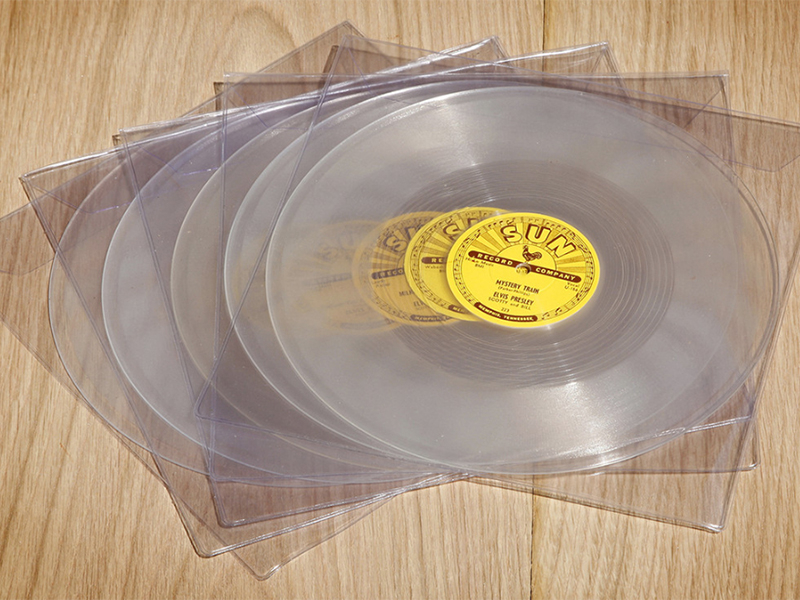 5 x SUN 78RPM clear transparent vinyl - complete set
