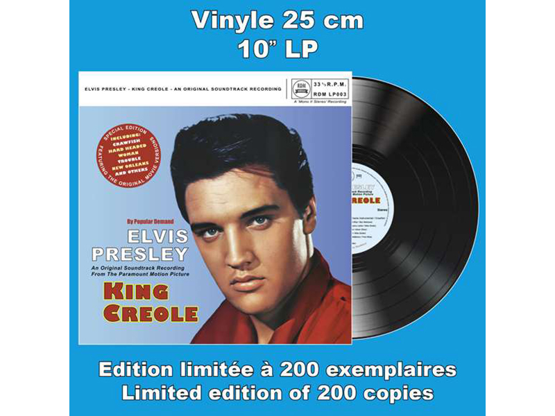 King Creole - 10 inch LP - mono to stereo