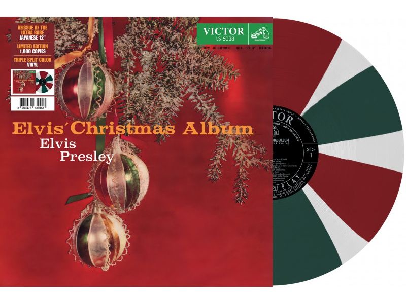 Elvis Presley - Christmas Album Japan - muticolour vinyl LP