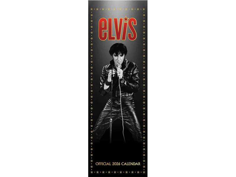 Elvis Presley - Calendar 2026 - slim size