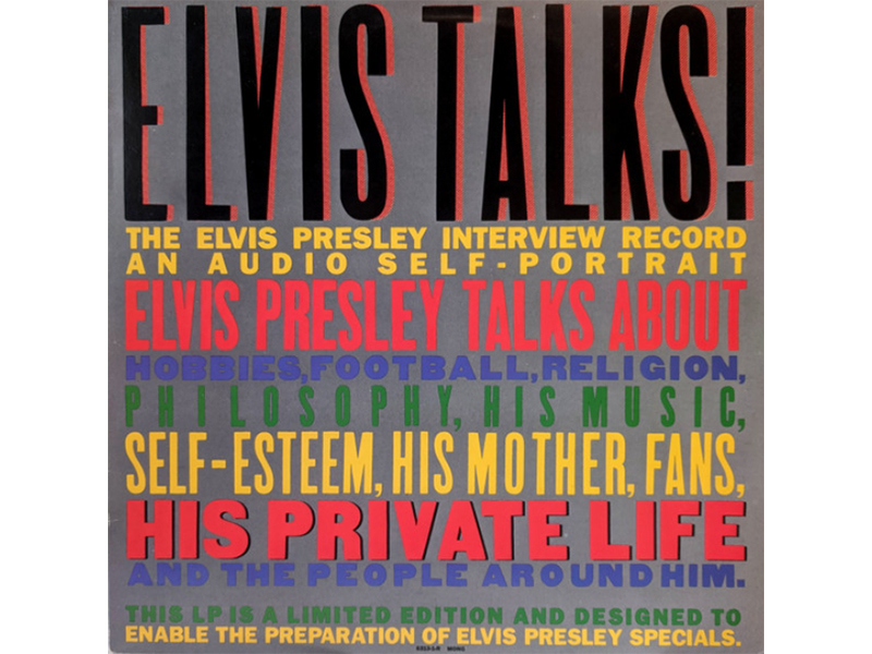 Elvis Presley - Talks! - USA Promotional LP - RCA