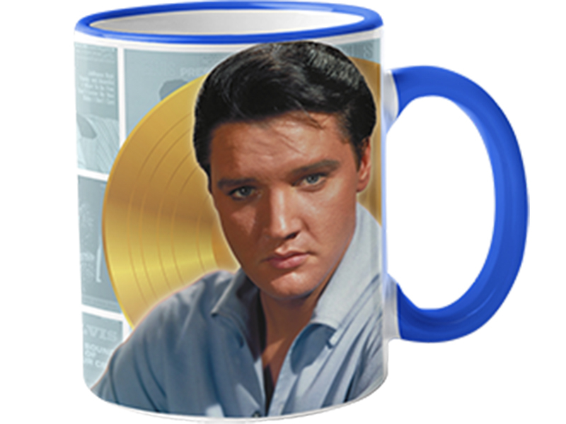 Elvis Presley - Koffie Mok - Always On My Mind - blue 11 Oz.