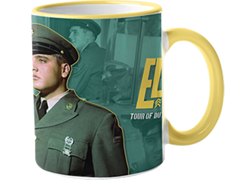 Elvis Presley - Koffie Mok - Salute Army 11 Oz.
