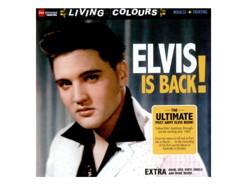 Elvis Presley - Elvis Is Back - Book + goodies *BLACK FRIDAY SALE