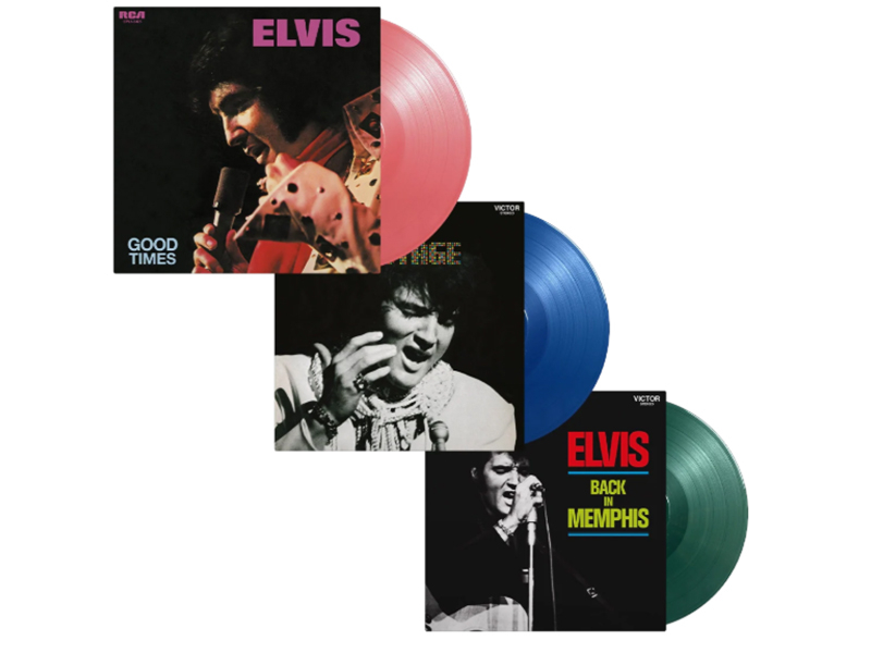 Elvis Presley - Back In Memphs - On Stage - Good Times - coloured vinyl