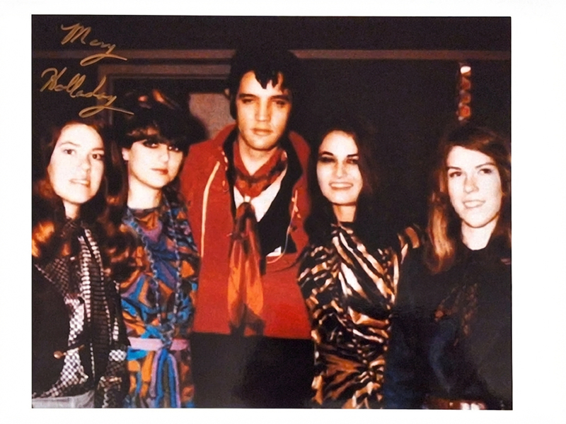 Elvis Presley - Mary Holladay - Signed Photo