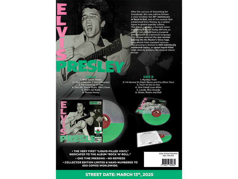 Elvis Presley - First Album - Liquid Vinyl