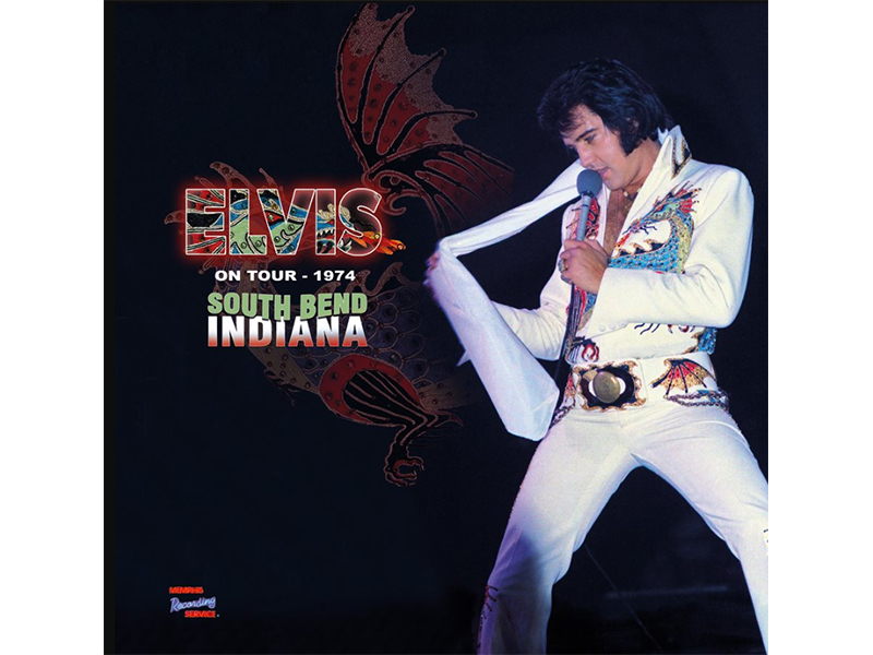 Elvis Presley - On Tour 74 South Bend Indiana 2 LP - MRS - Memphis Recording Service