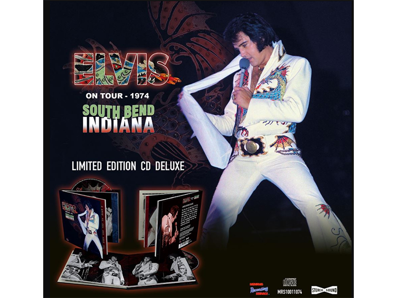 Elvis Presley - On Tour 74 South Bend Indiana CD - MRS - Memphis Recording Service