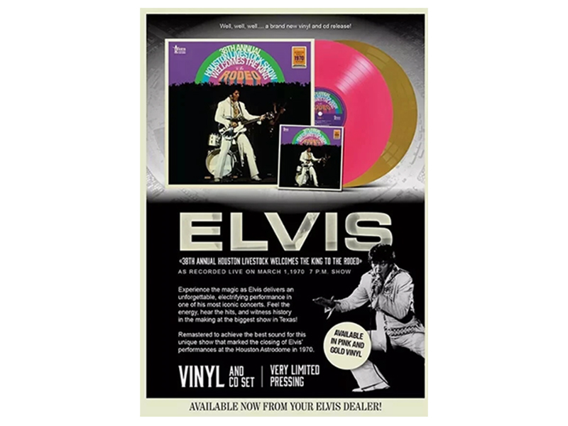 Elvis Presley - 38th Annual Houston Livestock Welcomes The King - LP