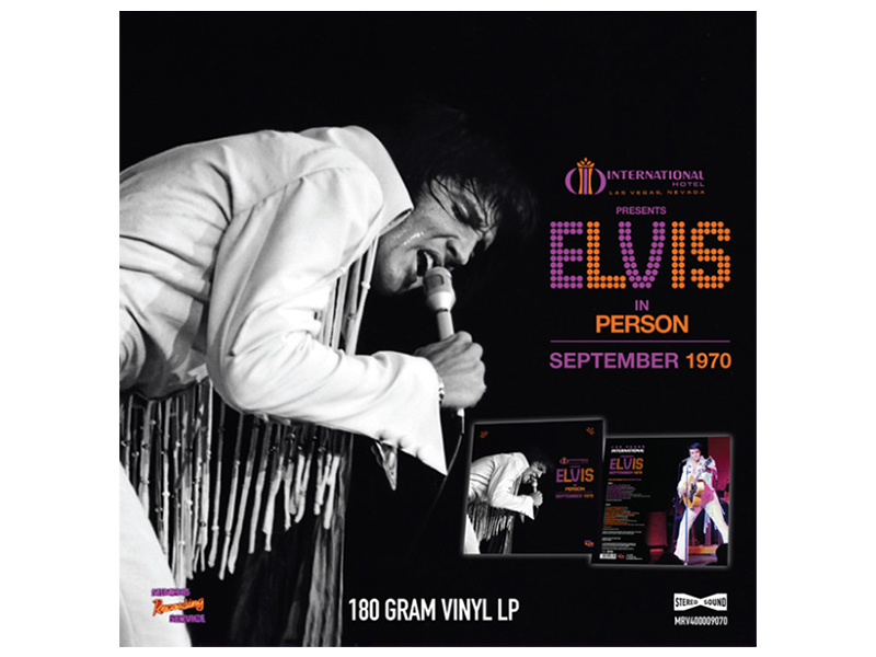 Elvis Presley - september 1970 - MRS LP - Clear Vinyl