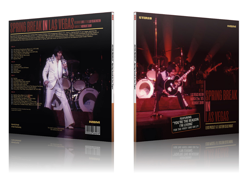 Elvis Presley - Spring Break In Vegas - 2 LP (pick your colour)