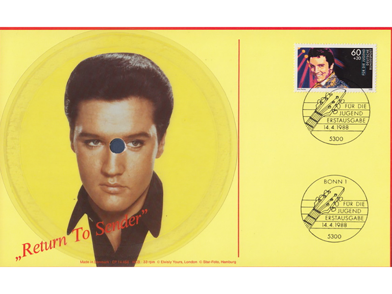 Elvis Presley - Return To Sender - Postcard Record 1988