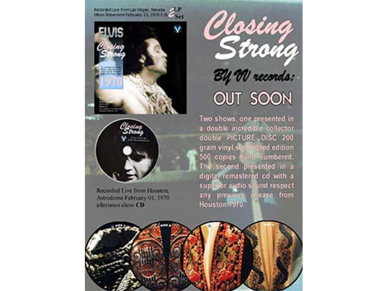 Elvis Presley - Closing Strong - 2 LP - Picture Discs