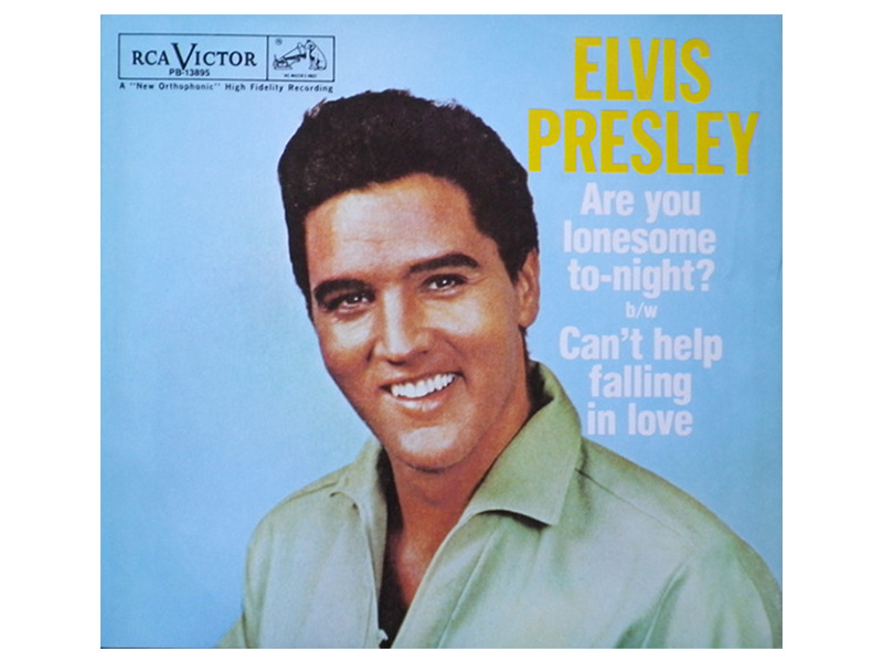 Elvis Presley - Are You Lonesome Tonight - Can't Help Falling In Love - 45 RPM