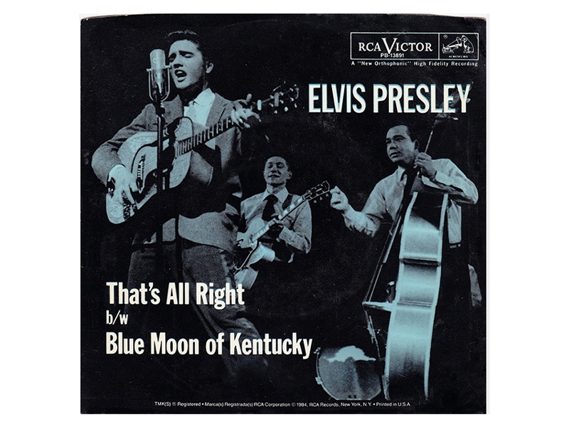 Elvis Presley - That's All Right - Blue Moon Of Kentucky - 45 RPM USA