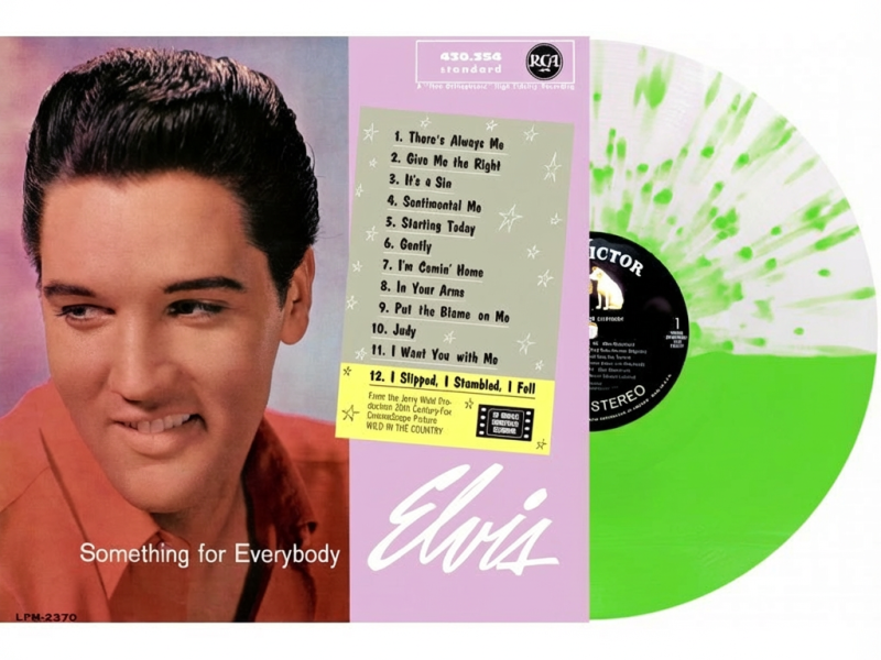 Elvis Presley - Something For Everybody - liquid vinyl - ltd edition LP - GREEN