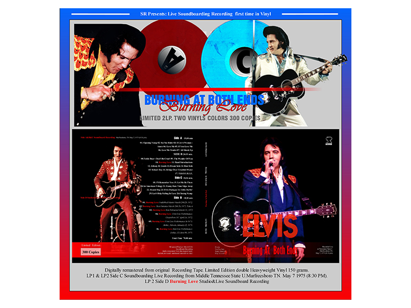 Elvis Presley - Burning At Both Ends - 2 LP