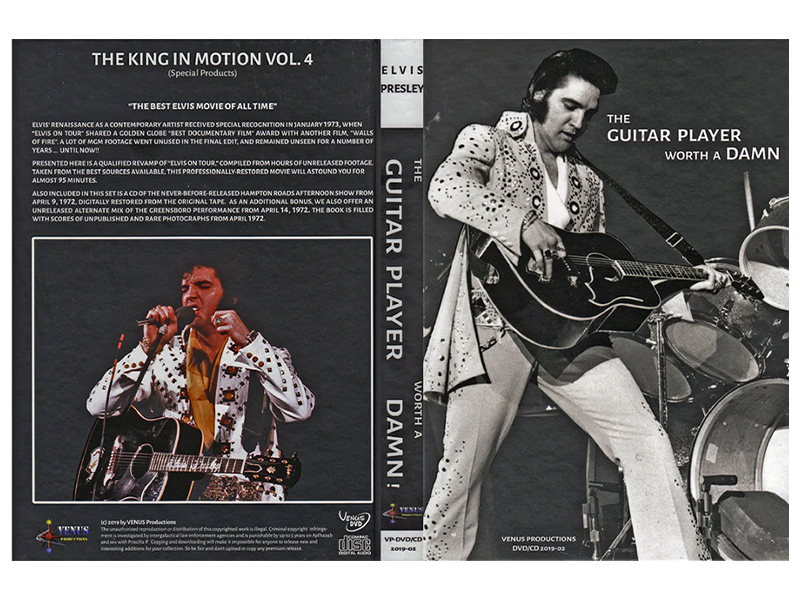 Elvis Presley - The Guitar Player Worth A Damn - Book + CD + DVD