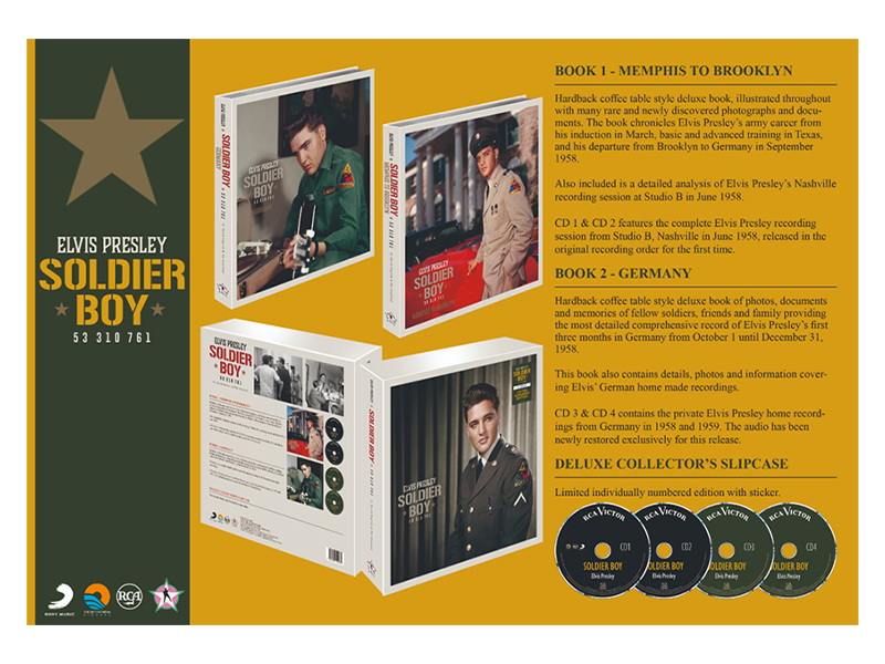 Elvis Presley - Soldier Boy - FTD - Follow That Dream - Book + 4 CD