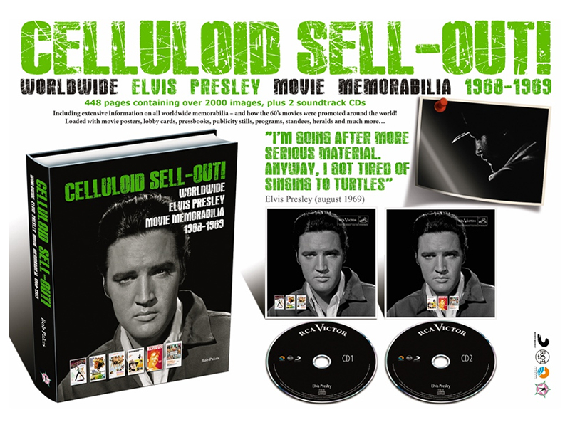 Elvis Presley - celluloid sell-out volume 3 - boek - book - 2 cd - FTD - Follow That Dream