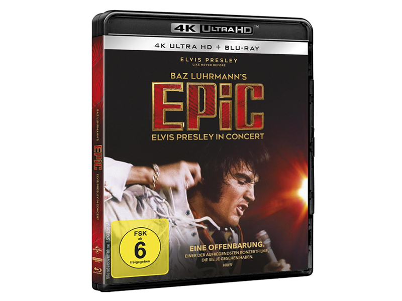 Elvis Presley - EPIC - Elvis Presley In Concert - Blu Ray + 4K Ultra HD