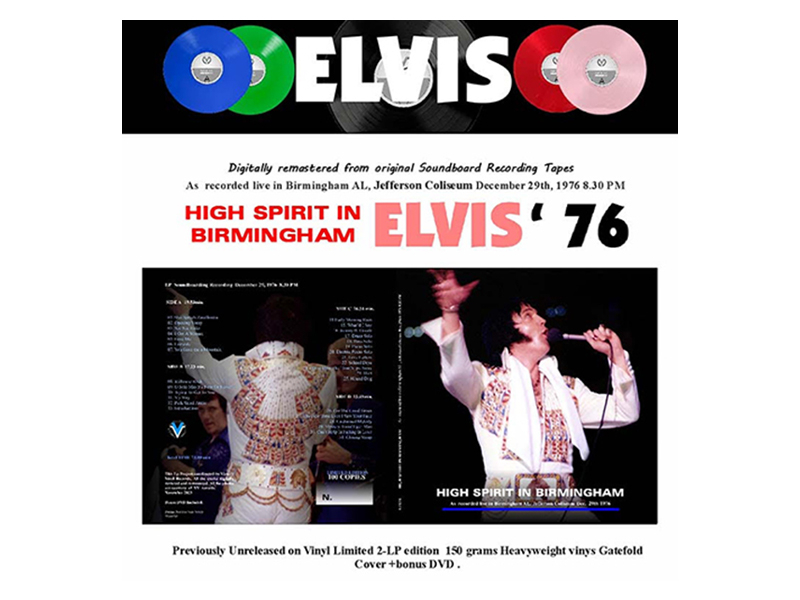 Elvis Presley - Hight Spirit In Birmingham - 2 LP